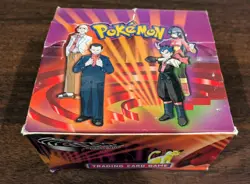 EMPTY Pokemon Unlimited GYM CHALLENGE Booster Box (No Packs or Cards Included) - Image 1