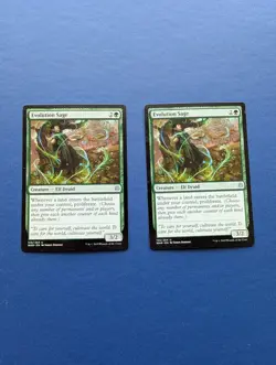 MTG Evolution Sage X2: War of the Spark #159 - EX-MT+ - Image 1
