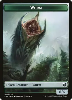 10 Beast Token (013/029) / Wurm Token (021/029) - Commander 2019 - MtG - Image 2