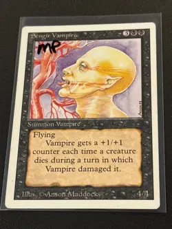 Revised Sengir Vampire MTG Magic the Gathering MP - Image 1