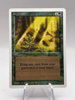 Regrowth 3rd Edition Revised 3ED MTG LP - Image 1