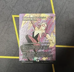 Spider-Gwen Web Warrior M 24 MTG Spiderman BORDERLESS Magic The Gathering 0024 - Image 1