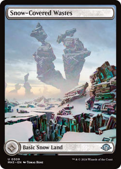 Snow-Covered Wastes (0309) [Modern Horizons 3] Foil Near Mint - Image 1