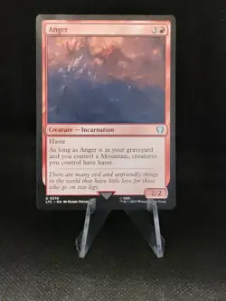 Anger 0210 Non Foil Uncommon LOTR Commander MTG Near Mint - Image 1