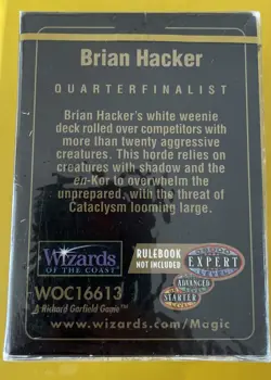 Magic the Gathering Sealed 1998 Seattle World Championship Deck Brian Hacker - Image 5