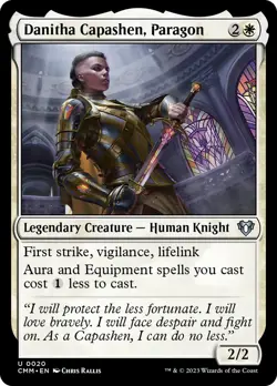 Danitha Capashen, Paragon [Commander Masters] Foil Near Mint - Image 1