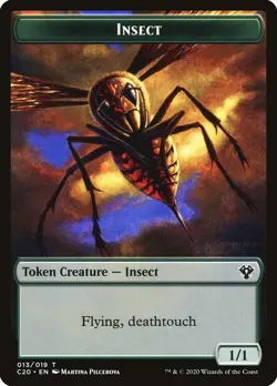 10 Insect (013) Spirit (006) Double Sided Commander 2020 Tokens MTG - Image 1