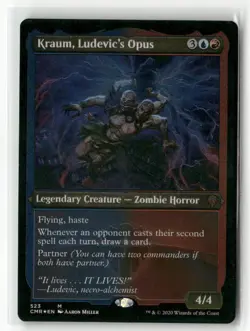 Magic the Gathering Kraum, Ludevic's Opus (Foil Etched) - Commander Legends #523 - Image 1