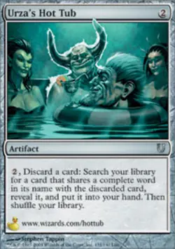 Mint/Near-Mint, English - 1 x MTG Urza's Hot Tub - Foil Unhinged - Image 1