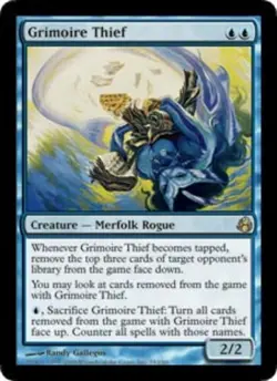 Moderatly Played, English - 1 x MTG Grimoire Thief - Foil Morningtide - Image 1
