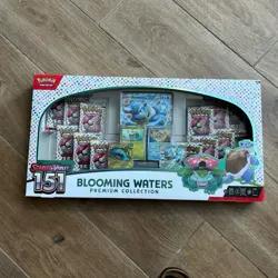 Pokemon 151 Blooming Waters Premium Collection, SEALED NEW TCG Scarlet & Violet - Image 1