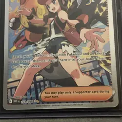 Hilda 171 Full Art Illustration Rare Pokemon White Flare Trainer Near Mint - Image 3