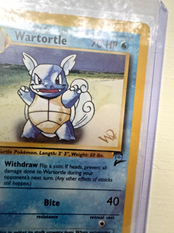 Pokemon TCG Wartortle 63/130 Wizards of the Coast Gold Stamp Promo Card LP - Image 3