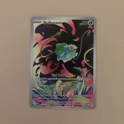 Pokemon TCG Mega Evolutions Bulbasaur 133/132 Illustration Rare Card - Image 1