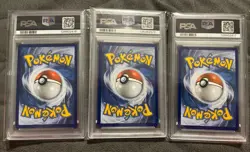 3 Pokemon Pikachu 005/025 2021 Celebrations PSA 7, PSA 8, & PSA 9 Lot Of 3!🔥⚡ - Image 2
