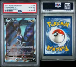 Pokemon Noivern V Evolving Skies Full Alt Art #196 PSA 10 Gem Mint - Image 3