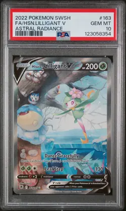 Fa/Hsn.Lilligant V Astral Radiance Pokemon Sword & Shield 163 PSA 10 - Image 1