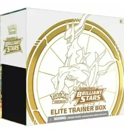 Pokemon TCG Sword & Shield Brilliant Stars Elite Trainer Box - Sealed - Image 1