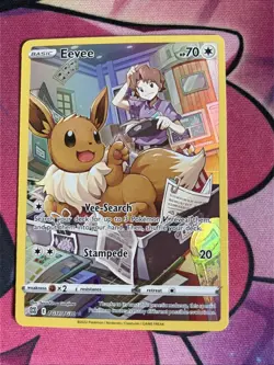 Eevee TG11/TG30 SWSH09: Brilliant Stars Trainer Gallery Ultra Rare Pokemon TCG - Image 1