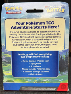 Pokemon My First Battle [Pikachu & Bulbasaur]-New-DamagedBox-Free Shipping 820650852534 - Image 3