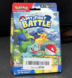 Pokemon My First Battle [Pikachu & Bulbasaur]-New-DamagedBox-Free Shipping 820650852534 - Image 1