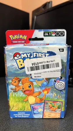 Pokemon TCG: My First Battle (Charmander & Squirtle)-New-DamagedBox-FreeShipping - Image 1
