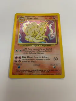 Pokemon TCG Ninetales Base Set 12/102 Holo Unlimited Holo Rare - Image 2