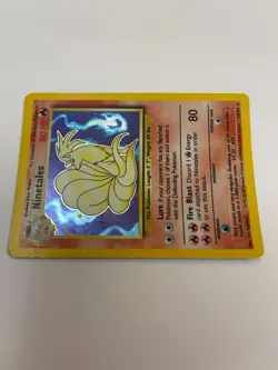 Pokemon TCG Ninetales Base Set 12/102 Holo Unlimited Holo Rare - Image 4
