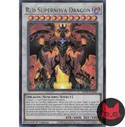 Yugioh Red Supernova Dragon GFTP-EN045 Ultra Rare 1st Edition NM - Image 1