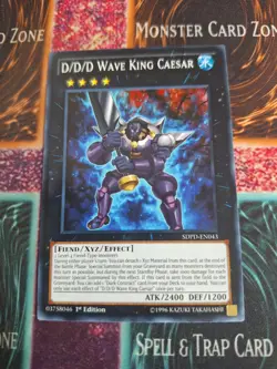 Yu-Gi-Oh! D/D/D Wave King Caesar SDPD-EN043 Common 1st Edition Near Mint a1/ - Image 1