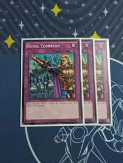 3x Royal Command - AP06-EN027 - Common (NM) - Yugioh Playset - Image 1