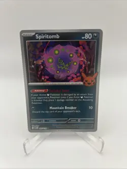 087/132 Spiritomb League Stamped Halloween Play Pokemon TCG Holo Card Promo - Image 1