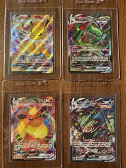 Pokemon Evolving Skies Sleeved Booster Pack Full Art Set New With 4 Vmax cards - Image 4