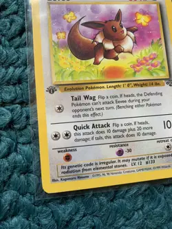 1st Edition EEVEE 51/64 Jungle Set - WOTC Vintage 1999 Pokemon Card - MP - Image 4