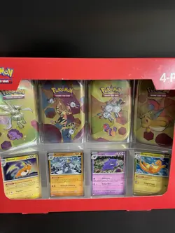 Pokemon 151 (4 Mini Tins + 4 Promo Cards Bundle Pack #2) Pokemon - SEALED - Image 2