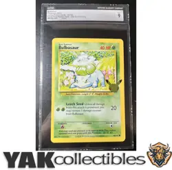 2021 Baulbasaur Jumbo Promo Card 44/102 Kano First Partner Pack CGC 9 - Image 1