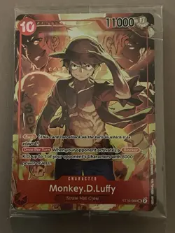 Monkey.D.Luffy (Treasure Booster Set) ST10-006 One Piece Promotion Cards Foil - Image 1