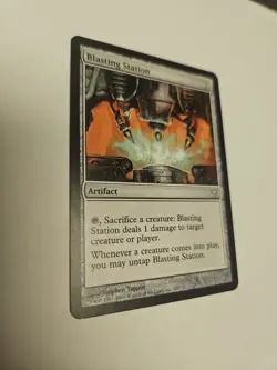 Blasting Station Fifth Dawn Artifact Card Magic The Gathering Light Play LP - Image 1