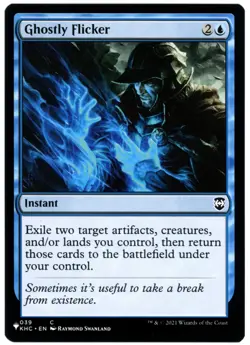 Ghostly Flicker - The List Reprints - Mystery Booster 2 - MTG - NM/M - Image 1