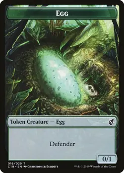 10 Centaur Token (015/029) / Egg Token (016/029) - Commander 2019 - MtG - Image 2
