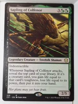Sapling of Colfenor - Commander: 2021 - Magic the Gathering MTG Nice! - Image 1