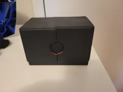 Pokemon collection TCG Black Red deck box and collection:details in Description - Image 2