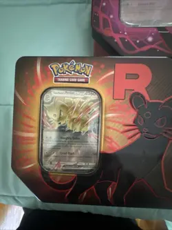 Pokemon TCG Team Rocket Tin Collection (3) Destined Rivals, No Packs, Has Promos - Image 3