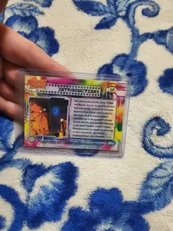 1998 TOPPS POKEMON # 21 INTRODUCTIONS HOLOFOIL BLUE LOGO MEWTWO STRIKES HOLO - Image 2
