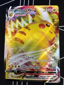 Pokemon TCG Pikachu VMAX SWSH286 Holo - Image 1
