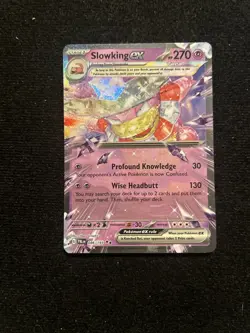 Pokemon TCG Slowking ex Scarlet & Violet - Paldea Evolved 086/193 Holo Double... - Image 2
