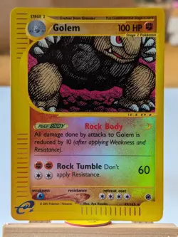 Expedition Base Set Pokemon TCG Golem 14/165 Reverse Holo Rare - JA50 - Image 1