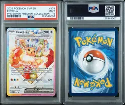 2025 Pokemon SVP EN Pre Super Premium Collection Eevee ex #174 PSA MINT 9 - Image 3