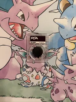 PSA 9 MINT Lugia 2000 Japanese Coin Pokemon Neo Starter Deck Promo Vintage Slab - Image 2