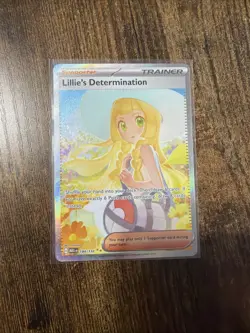 Lillie’s Determination 184/132 Special Illustration Rare Pokemon Mega Evolution - Image 1